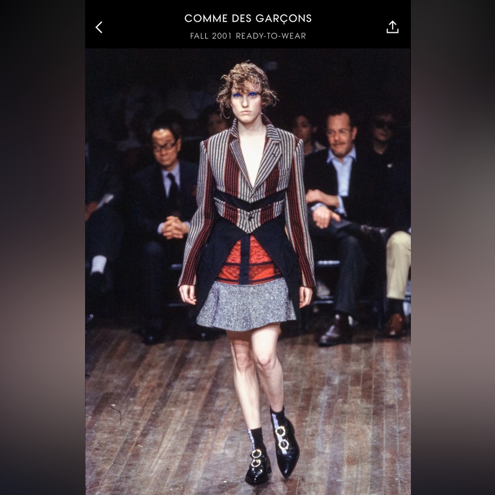 Comme des Garcons Vintage Blazer Jacket Coat Runway 2001